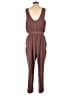 all in motion Solid Brown Jumpsuit Size M - photo 2