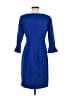 Talbots Solid Blue Casual Dress Size 4 - photo 2