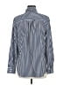 Paraphrase 100% Polyester Stripes Blue Long Sleeve Blouse Size M - photo 2