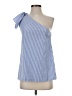 Theory 100% Cotton Blue Sleeveless Blouse Size P (petite) - photo 1