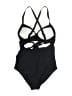 EOMENIE Solid Black Two Piece Swimsuit Size S - photo 2