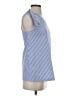 Theory 100% Cotton Blue Sleeveless Blouse Size P (petite) - photo 4