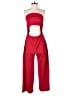 Missguided Solid Red Jumpsuit Size 10 - photo 1