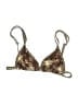 Bydee Tweed Gold Burgundy Swimsuit Top Size S - photo 1