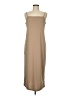H&M 100% Polyester Solid Tan Casual Dress Size M - photo 1