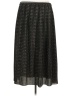 Chaus 100% Polyester Chevron-herringbone Black Casual Skirt Size 16 - photo 2