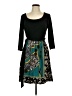 AB Studio Paisley Black Casual Dress Size L - photo 1