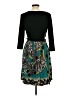AB Studio Paisley Black Casual Dress Size L - photo 2