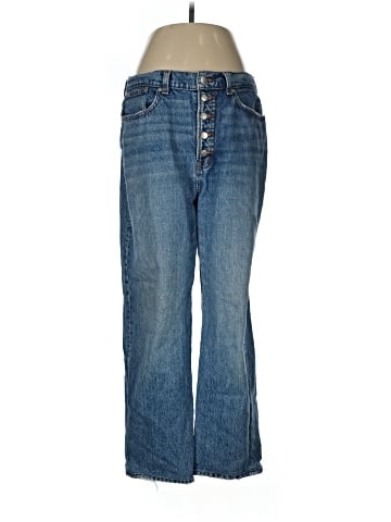 Madewell The Perfect Vintage Straight Jean in Delafield Wash: Button-Fly Edition (view 1)