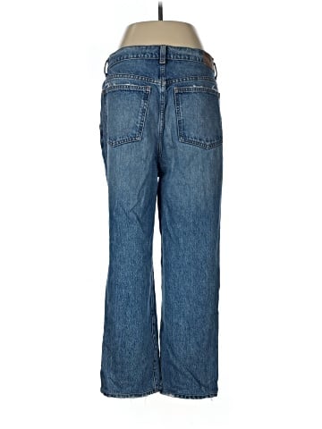 Madewell The Perfect Vintage Straight Jean in Delafield Wash: Button-Fly Edition (view 2)