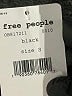 Free People Black Pullover Sweater Size S - photo 9