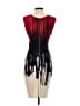 Calvin Klein Graphic Red Cocktail Dress Size 2 - photo 2