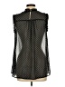 Who What Wear 100% Polyester Polka Dots Black Sleeveless Blouse Size L - photo 2