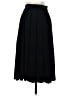 Cos 100% Polyester Solid Black Formal Skirt Size 4 - photo 2