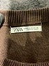 Zara Brown Pullover Sweater Size M - photo 7