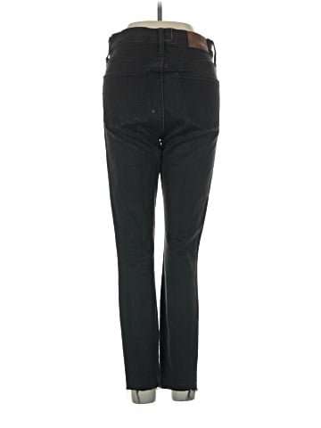 Madewell 9" Mid-Rise Skinny Jeans in Black Sea (view 2)