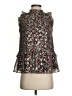 Unbranded Black Sleeveless Silk Top Size XXS - photo 1