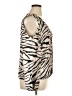 Boston Proper Animal Print Tan Long Sleeve Blouse Size 16 - photo 4