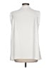 CAbi 100% Polyester White Short Sleeve Blouse Size L - photo 2