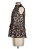 Unbranded Black Sleeveless Silk Top Size XXS - photo 5