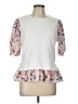 Fate 100% Cotton White Pullover Sweater Size L - photo 1