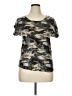 Crosby 100% Rayon Camo Gray Short Sleeve Top Size XL - photo 1
