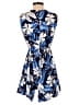 Impressions 100% Rayon Tropical Blue Romper Size M - photo 2