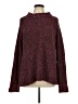 GOODTHREADS 100% Cotton Tweed Burgundy Turtleneck Sweater Size L - photo 1