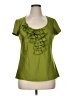 Sunny Leigh Green Short Sleeve Blouse Size XL - photo 1
