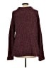 GOODTHREADS 100% Cotton Tweed Burgundy Turtleneck Sweater Size L - photo 2