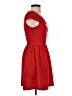 Alya 100% Polyester Hearts Red Cocktail Dress Size XS - photo 4