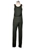 LOFT Beach Solid Green Jumpsuit Size XXS - photo 2