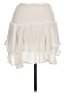 Shein 100% Polyester Solid Ivory Casual Skirt Size L - photo 1