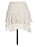 Shein 100% Polyester Solid Ivory Casual Skirt Size L - photo 2