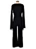 Wdirara Solid Black Jumpsuit Size L - photo 2