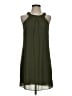 Iz Byer 100% Polyester Solid Green Casual Dress Size S - photo 1