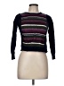 J.Crew Stripes Black Pullover Sweater Size M - photo 1
