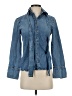 MNG Blue Denim Jacket Size 2 - photo 1