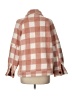 Greylin Checkered-gingham Pink Coat Size L - photo 2