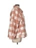 Greylin Checkered-gingham Pink Coat Size L - photo 4