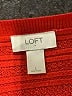 Ann Taylor LOFT Outlet 100% Cotton Red Pullover Sweater Size L - photo 7