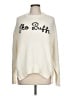 Daily Ritual 100% Cotton Ivory Pullover Sweater Size L - photo 1
