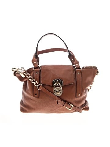 MICHAEL Michael Kors Leather Satchel (view 1)