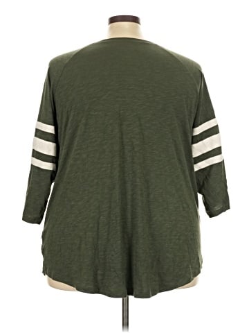 Torrid 3/4 Sleeve T-Shirt (view 2)
