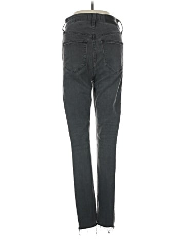 Madewell Curvy High-Rise Skinny Jeans in Black Sea (view 2)