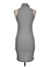 Bozzolo Solid Gray Casual Dress Size L - photo 2