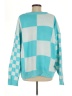 Unbranded Checkered-gingham Blue Pullover Sweater Size L (estimated) - photo 2