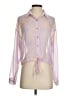 Forever 21 100% Polyester Pink Long Sleeve Blouse Size S - photo 1