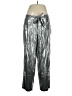 ELOQUII Metallic Silver Casual Pants Size 14 Plus - photo 1