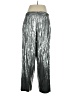 ELOQUII Metallic Silver Casual Pants Size 14 Plus - photo 2